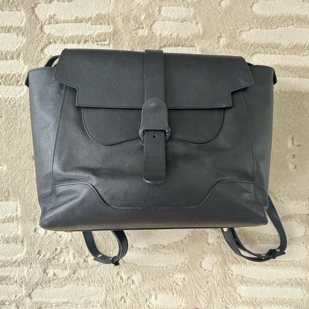Authentic Senreve Maestra Bag - Black Pebbled